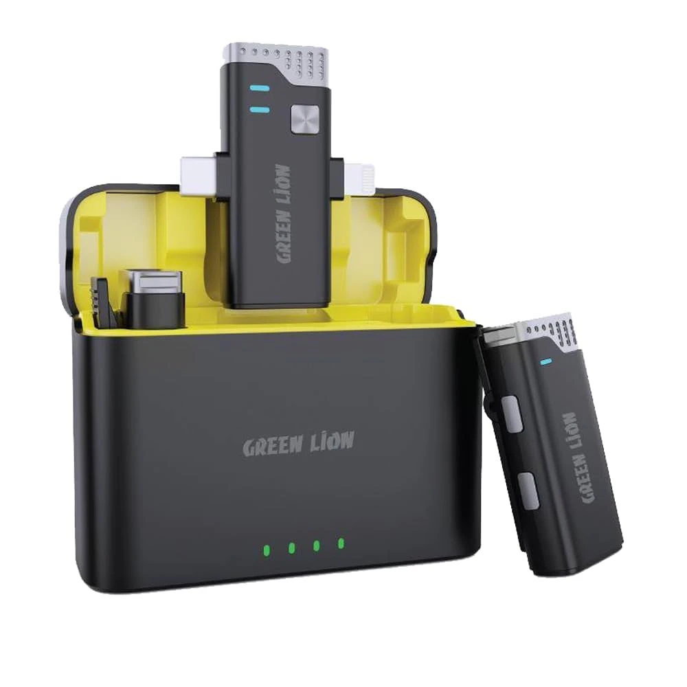 Green Lion 3 IN 1 360 Microphone USB-C Lightning
