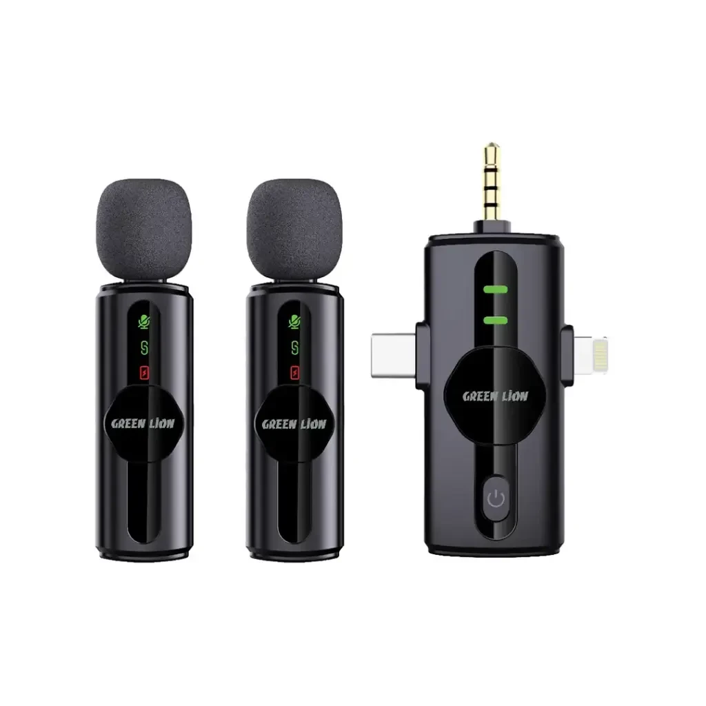 Green Lion GM-80X Microphone 3 In 1 - Black