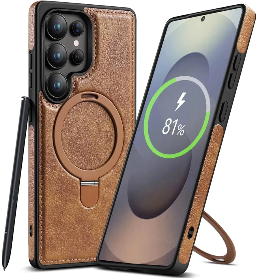 SAMSUNG S25 ULTRA MOOBIFI MAGSAFE LEATHER CASE