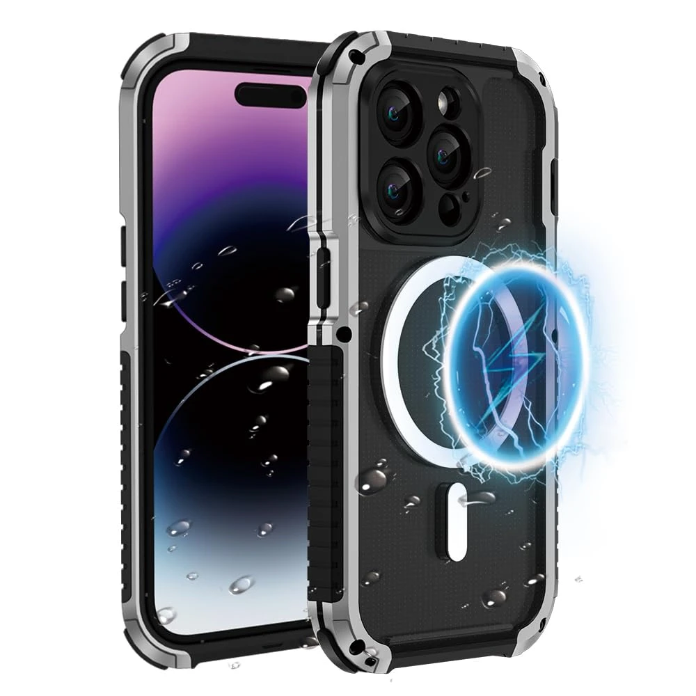 IPHONE 15 PRO MAX METAL CASE WITH MAG SAFE