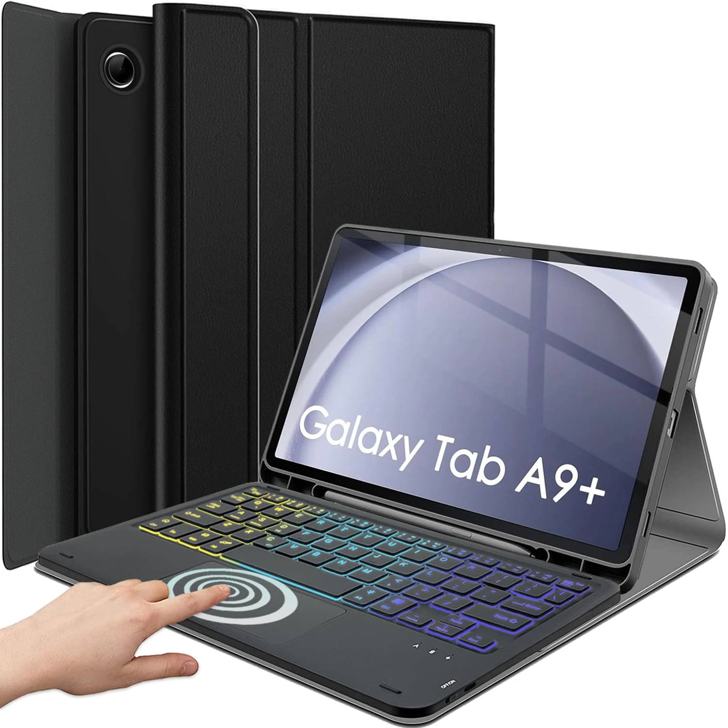 SMART KEYBOARD CASE FOR 8AMSUNG TAB A9 PLUS WITH TOUCH PAD