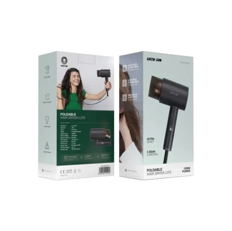 Green Lion Foldable Hair Dryer Lite 1200W
