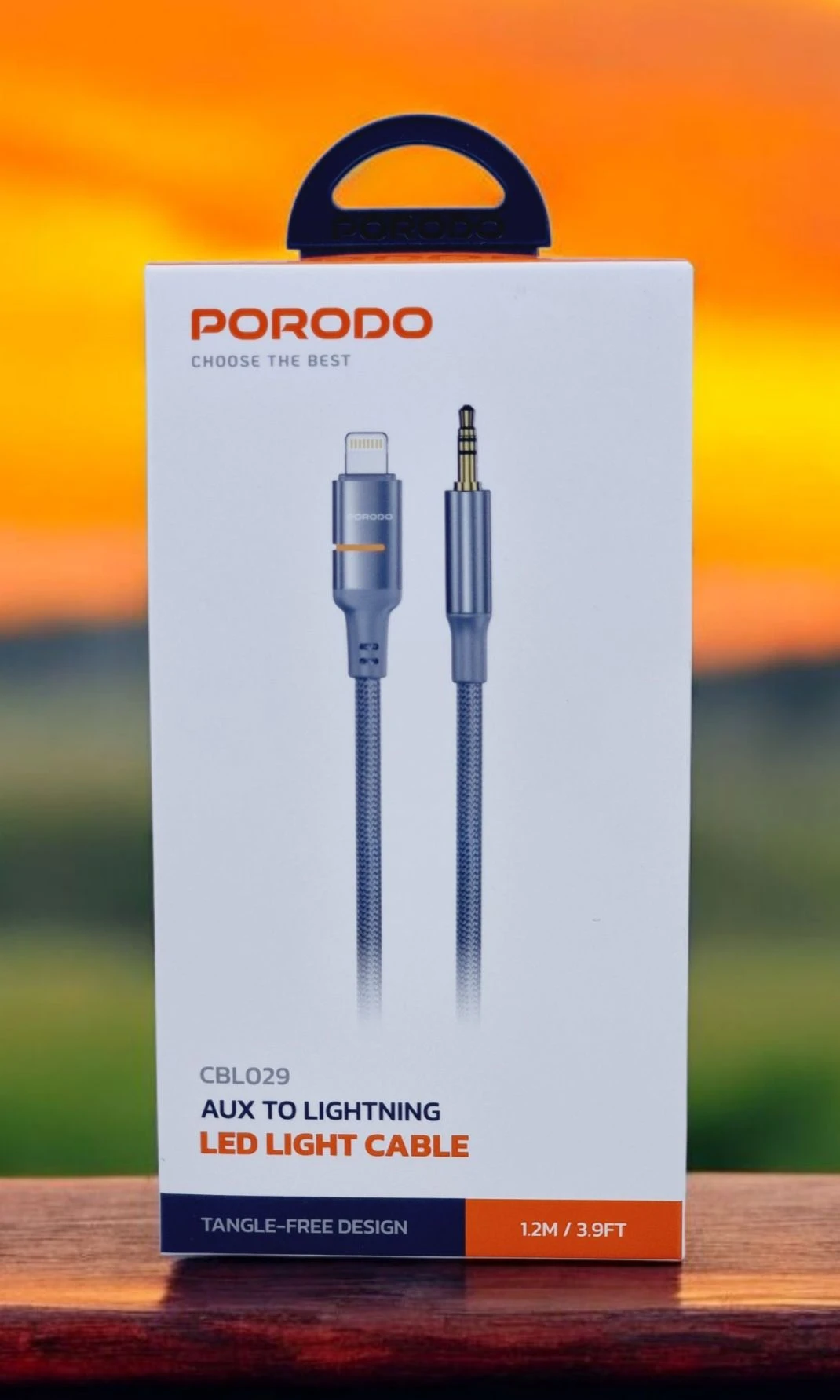 Porodo USB-C To Lightning LED Light Cable
