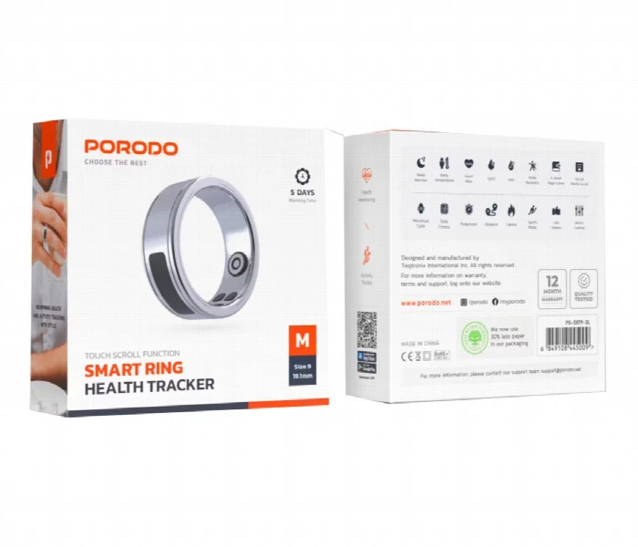 Porodo Smart Wearable Ring with Touch Function