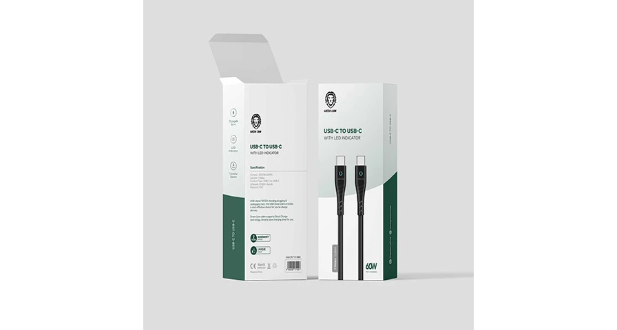 Green Lion PVC USB-C to Type-C Cable